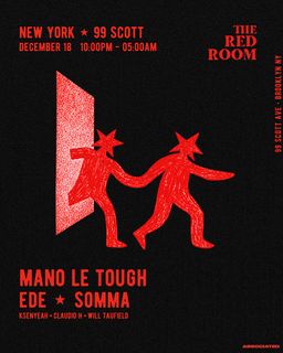 flyer for The Red Room: Dec 18