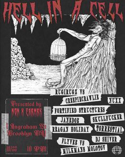 flyer for HELL IN A CELL