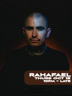flyer for Oberon Thursday Night w/ RAHFAHAEL