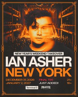 flyer for Ian Asher