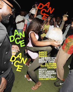 flyer for DANCE DANCE DANCE
