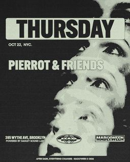 flyer for Pierrot & Friends