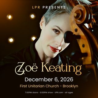 flyer for Zoë Keating